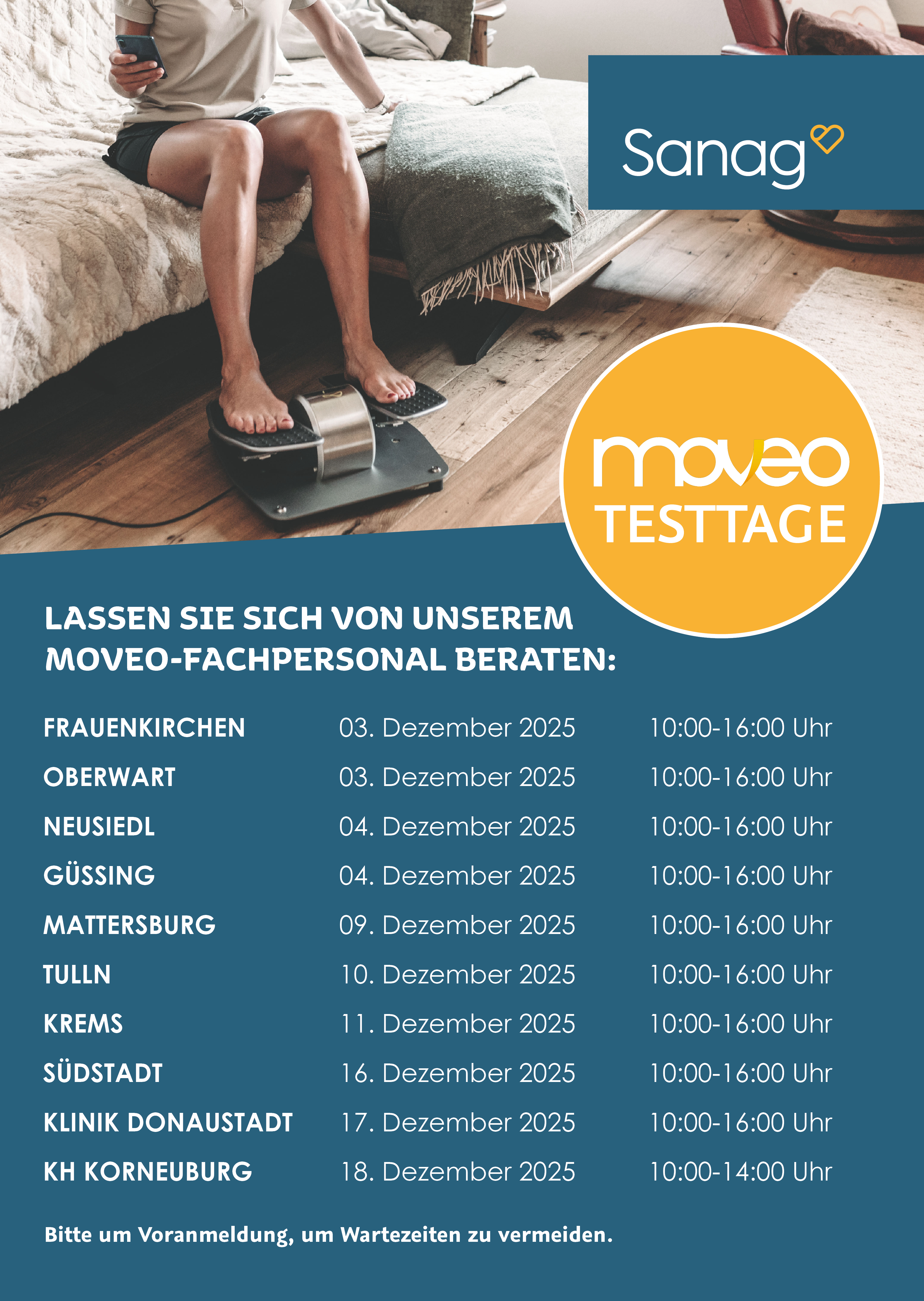 Beratungstage Moveo Website