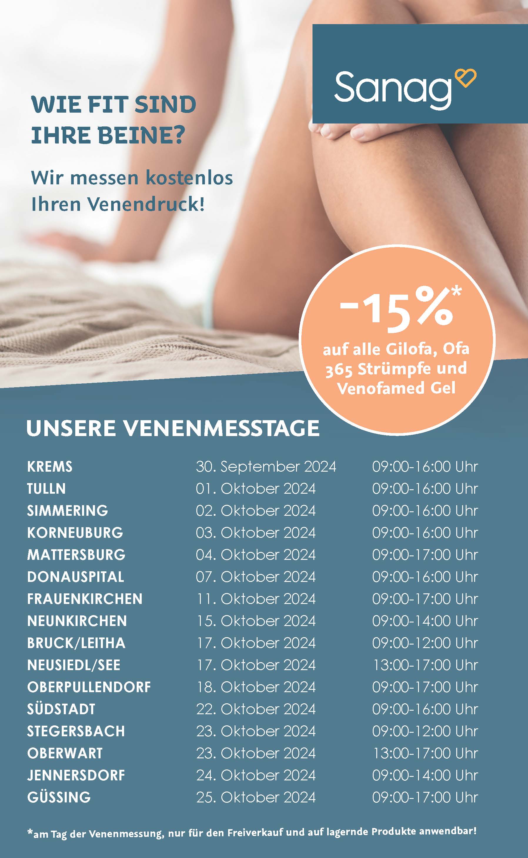 Venenmesstage Website Herbst